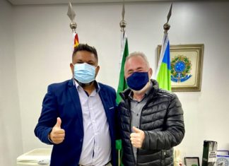 Presidente do SECCOR se reune com prefeito de Vargem Grande Paulista