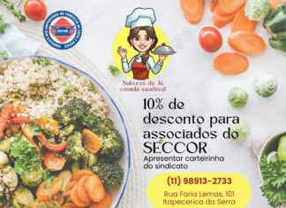 PARCERIA SECCOR – SABORES DA JÚ (COMIDA SAUDÁVEL)