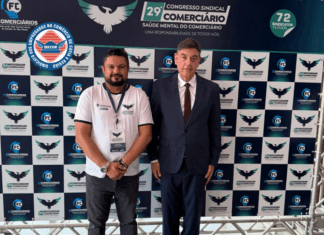 Com o Procurador do Ministério Público Décima quinta, Eduardo Luis Amgarten